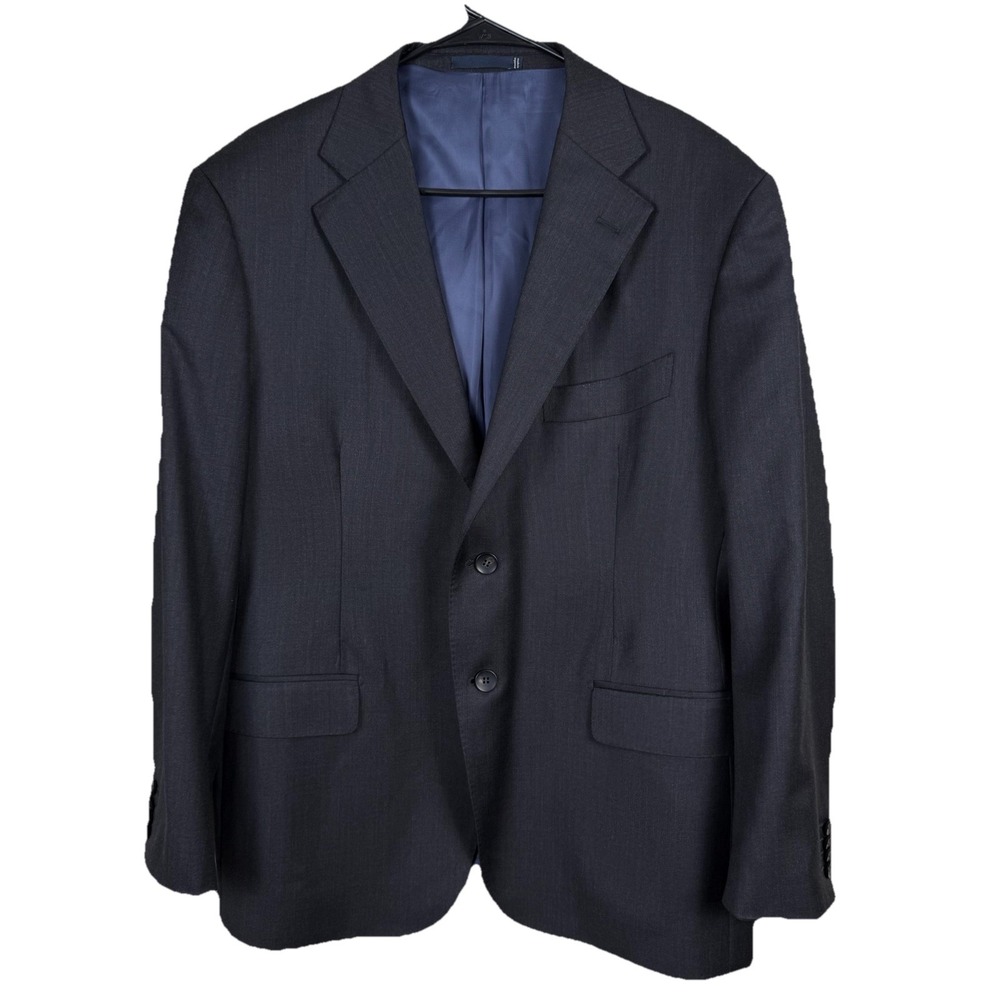 SuitSupply Blazer Mens 46S Gray Napoli Suit Jacket Zignone Pure Wool Super 110's